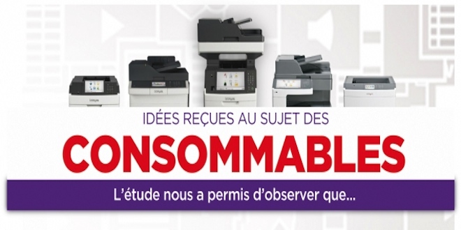 Infographie : Idées reçues sur les consommables d’impression